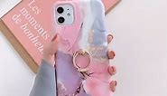 iPhone 11 Marble Case with ring holder kickstand