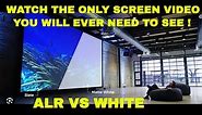 Truth About Home Theater Screens: Alr Screen Vs. White Screen. Which is the Best Home Theater Screen