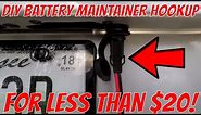 HOW TO - Easy DIY Battery Maintainer Quick Connection for Less Than $20!