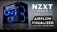 No Airflow? Myth Busted! | NZXT H5 Elite Gaming PC Build | Intel ARC A770 | i7 13700K, ASUS ROG Z690