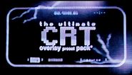 CRT Effects and Fonts Pack | 80+ Overlays