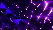 Geometric Bright Neon Triangular Background video | Footage | Screensaver