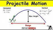 Projectile Motion: Finding the Maximum Height and the Range