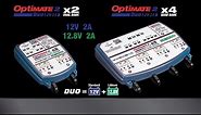 2-bank and 4-bank battery charger | OptiMate 2 DUO