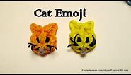 Rainbow Loom Cat Face Emoji/Emoticon charm - How to