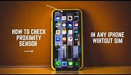 How To Check Proximity Sensor & Calling Speaker in iPhone 11 or any without Sim 2021 | GadgetDaddy