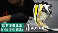 How to Reglue Soles | Air Jordan 4 Tour Yellow Restoration | Angelus Paint