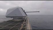 Littoral Combat Ship Live Fire with 57MM Naval Gun System