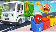 Truck and Street Vehicles - Garbage Truck | Learning Vehicles | Kids Song | Kids Cartoon | BabyBus