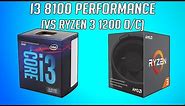 Intel Core i3 8100 Performance Review ( Vs Ryzen 3 1200 Overclocked )