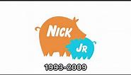 Nick Jr historical logos