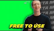 Mark Zuckerberg being an NPC... MEME // Greenscreen