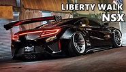 LibertyWalk Acura NSX Black on Black