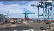 Time Lapse: Port of Virginia Gets East Coast's Largest Container Cranes