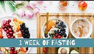 One week of fasting Fast 800 diet | 800 calories a day | What I ate over one week 800 calorie diet