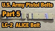 LC-2 ALICE PISTOL BELT, web belts part 5