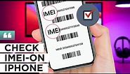 How To Check IMIE Number on iPhone | Check Your iPhone Original Or Fake