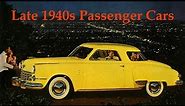 Passenger Cars of the late 1940s