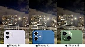 iPhone 11 vs iPhone 12 vs iPhone 13 CAMERA COMPARISON!