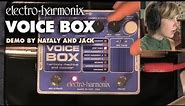 Electro-Harmonix Voice Box Vocal Harmony Machine / Vocoder (EHX Pedal Demo by Nataly and Jack)