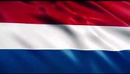 [10 Hours] Netherlands Flag Waving - Video & Audio - Waving Flags