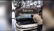 Hyundai i20 Battery Replacement | How to Replace i20 battery | Battery Change | Old Battery