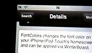 How to Change Font Color on Ipod Touch