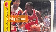 1986 Michael Jordan Fleer Rookie Sticker ￼ Edge Care