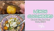 LEMON CUCUMBER RECIPE How Lemon Cucumbers Taste