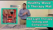 Healthy Wave 5 Therapy PEMF Mat - Red Light Therapy Testing and Comparison