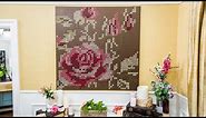 DIY Floral Pegboard Cross Stitch - Home & Family