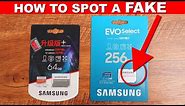 How to tell FAKE Samsung SD Memory Card EASY WAY! (2022)