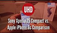 Sony Xperia Z5 Compact vs. Apple iPhone 6s Comparison [4K UHD]