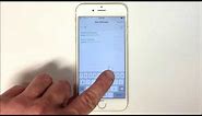 How to Send a Text Message - iPhone 6