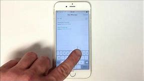 How to Send a Text Message - iPhone 6