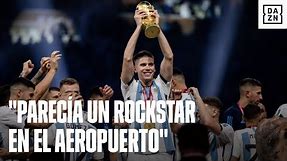 ''Parecíamos los Rolling Stones'': Juan Foyth en su llegada a Argentina tras ser campeones del mundo