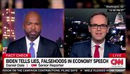 CNN fact-checks Biden's 'two lies' during speech on the economy: 'Just cannot help himself'
