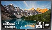 SunBrite Veranda 2 Series 43-inch Full Shade Outdoor TV | 4K Ultra HD HDR LED Weatherproof Television - Direct Lit LED Screen with All-Weather Remote (SB-V-43-4KHDR-BL)