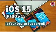 iOS 15 Supported Devices | Can you update your device to iOS 15? TGT