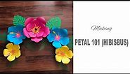 Petal 101 Hibiscus Paper Flower Templates