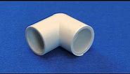 90 Degree Elbow Fitting for Schedule 40 PVC Pipe (SLIP x FIPT)