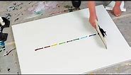 5 Abstract Acrylic Paintings / Easy Painting Techniques - Satisfying Miracle Life Art