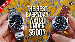 The Best Automatic Everyday Watch Under $500: Seiko SRPG27 vs Hamilton Khaki Field H70455533