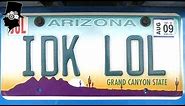 Funny and Creative Vanity License Plates