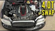 He Swapped a Twin Turbo V8 and V10 into Audi S4s!
