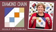 Make a "Diamond Chain" Quilt with Jenny Doan of Missouri Star (Video Tutorial)