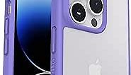 OtterBox iPhone 14 Pro Max (ONLY) Prefix Series Case - PURPLEXING (Purple), ultra-thin, pocket-friendly, raised edges protect camera & screen, wireless charging compatible
