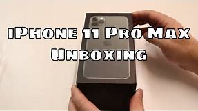 iPhone 11 Pro Max 64gb Midnight Green UNBOXING