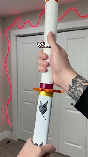 My Demon Slayer Fire Breathing Katana Is GLOWING 😍🔥