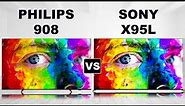 Philips PML908 - "The Xtra" LCD TV vs Sony BRAVIA XR Class X95L miniLED LCD | OLED TV Review